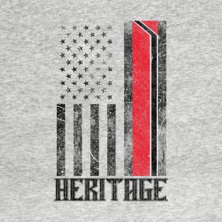 Trinidad and Tobago Heritage distressed flag T-Shirt